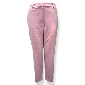 DKNY Essex Ankle High Waist Slim Leg Pink Size 10 Classic Preppy‎ Light Academia